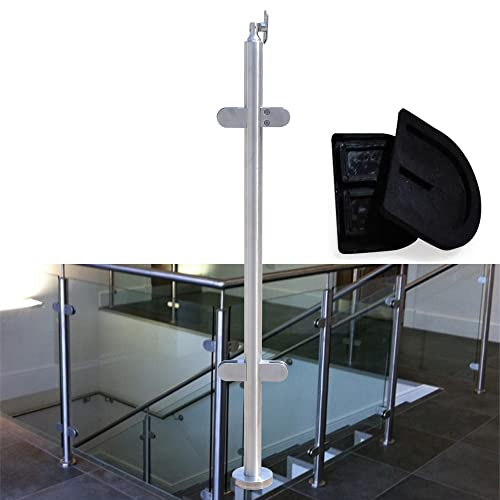Mid post with top (316 Stainless Steel)