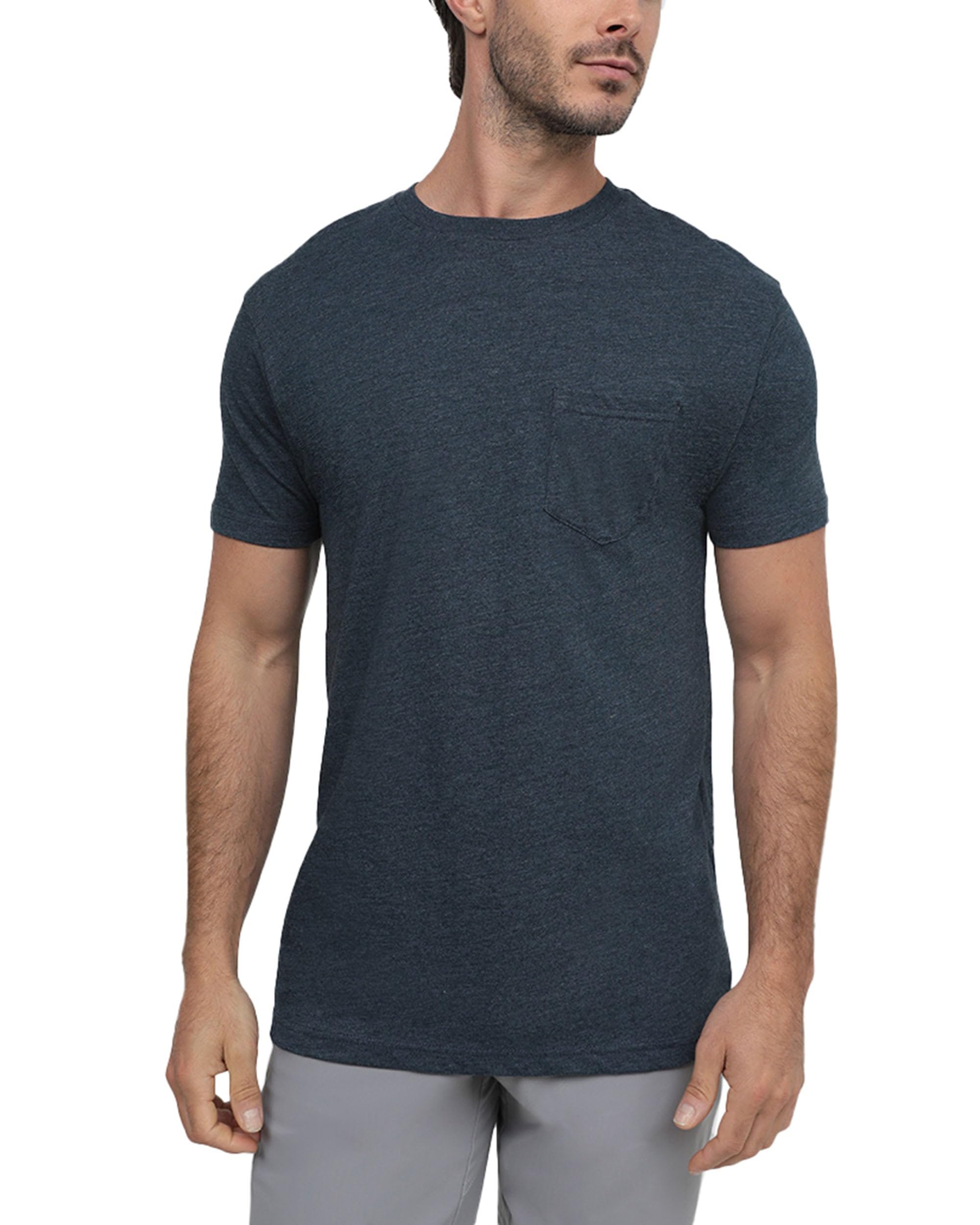 INTO THE AM Men's Pocket T-Shirts - Soft Fitted Short Sleeve Tee for Men (Sizes S-4XL) | Casual Wear, Everyday Comfort & Street Style Outfits