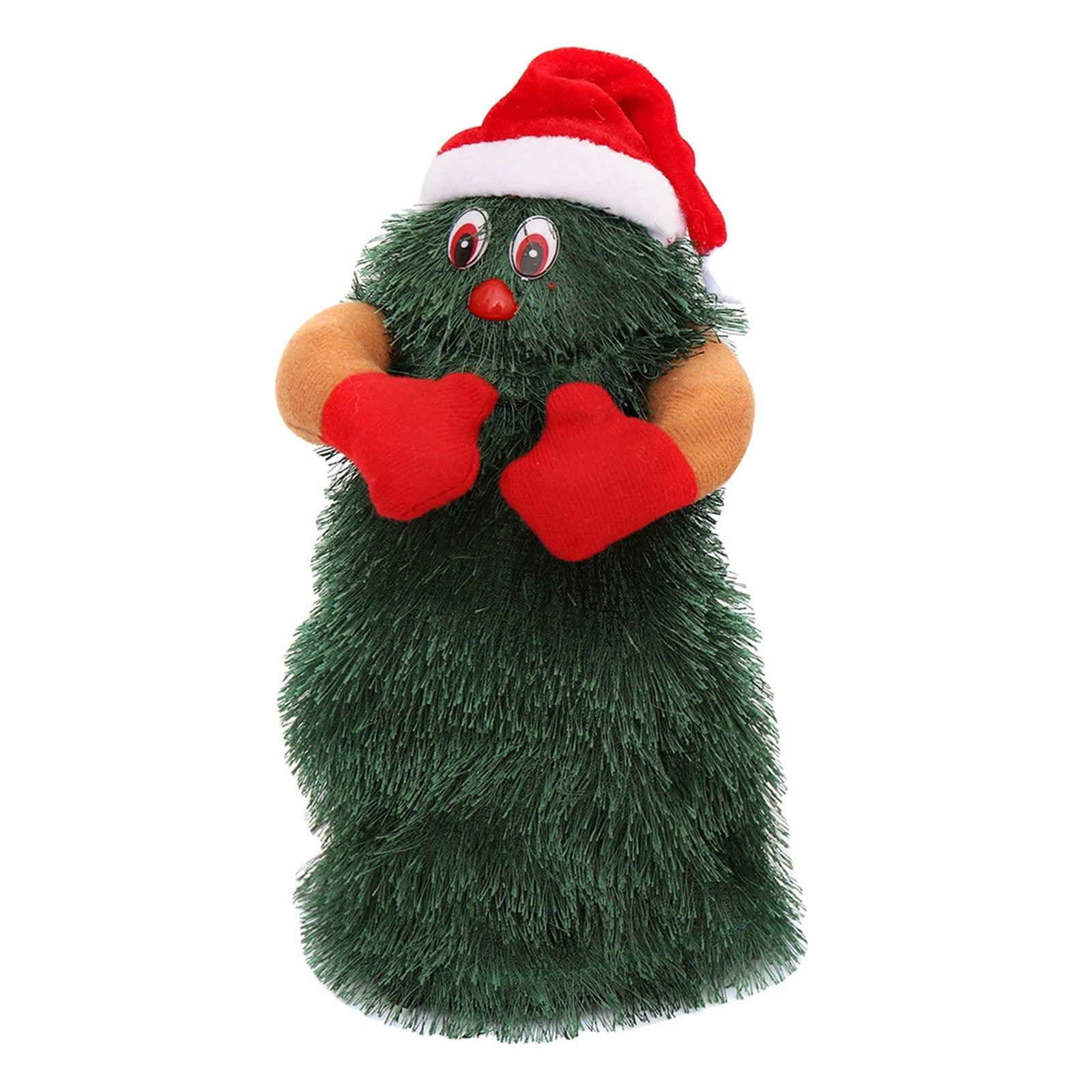 Dancing Electric Christmas Tree Toy - Wear-Resistant Musical Figure with 3 AA Batteries (Not Included) - Small Desktop Decor for Holidays & Parties