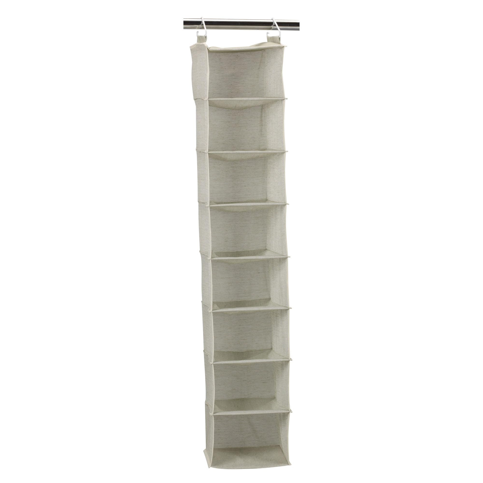 8-Pocket Hanging Sweater Organizer for Closet - Space Saving Wardrobe Storage Solution, Sage Green - Perfect for Sweaters, Scarves, Hats & Accessories Organization