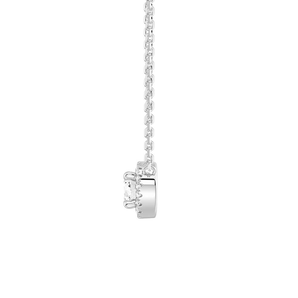 Eternal Halo Personalized Birthstone Necklace - Custom Name & Birth Month Jewelry Gift for Women, Mom, Wife | Perfect for Birthday, Anniversary, Mother's Day & Special Occasions