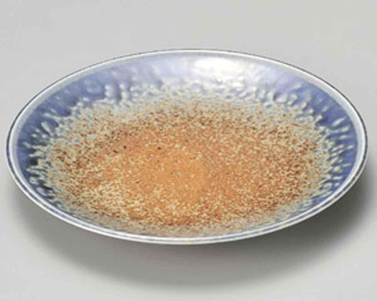 Premium Japanese Blue Porcelain Sushi Plates - Set of 2 (8.9 Inch) - Authentic Handcrafted Ai Nagashi Style - Perfect for Sushi Presentation, Dinner Parties & Japanese Cuisine