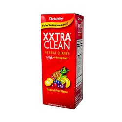 Detoxify Extra Clean Tropical Fruit Flavor Detox Drink - 20 oz Bottle for Cleansing & Body Detox - Perfect for Pre-Employment Drug Tests & Wellness Routines