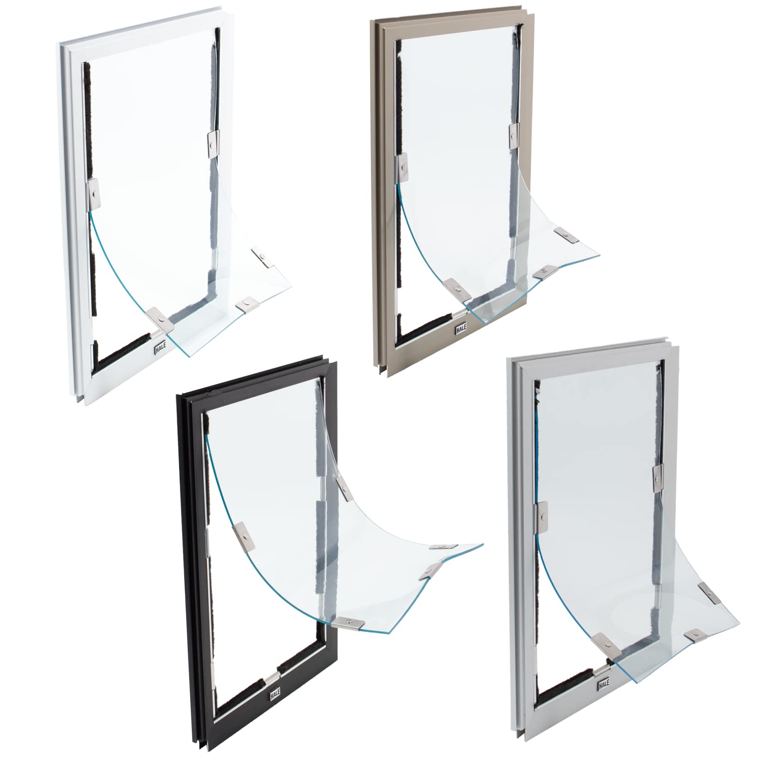 Pet Screen Door for Cats & Dogs - Single Flap Aluminum Frame - Keep Bugs Out | Indoor/Outdoor Use