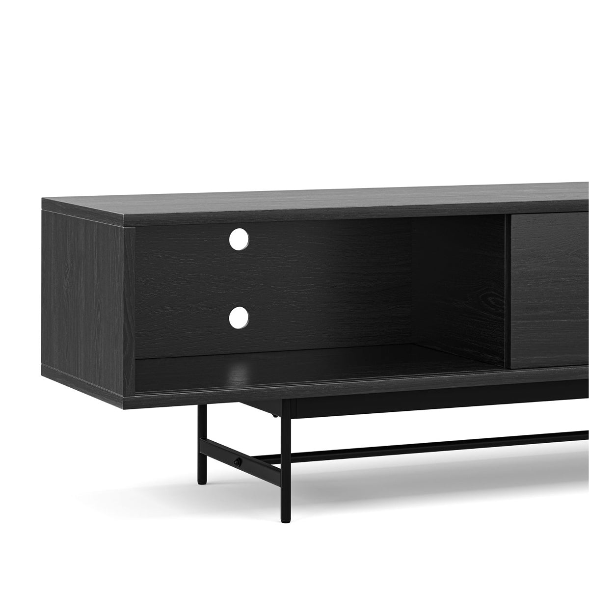 Kelsey 3 Door TV Stand with Storage - Modern Entertainment Center for Living Room, Bedroom & Home Theater - Fits 65 Inch TV & Media Devices