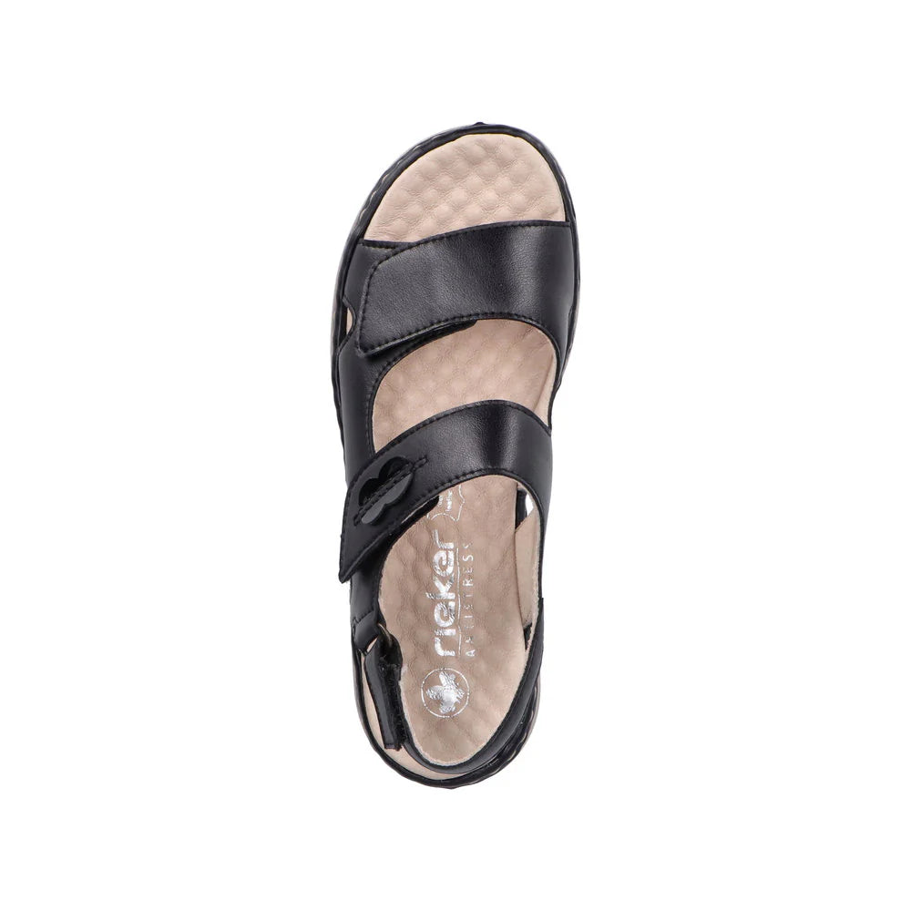 Rieker 60462 Women's Black Comfort Shoes - Perfect for Work, Walking & Casual Wear