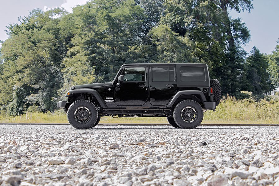 2.5 Inch Lift Kit for Jeep Wrangler Unlimited 2WD/4WD (2007-2018) - Heavy Duty Suspension System with 901 Series Shocks - Perfect for Off-Roading, Rock Crawling & Trail Adventures