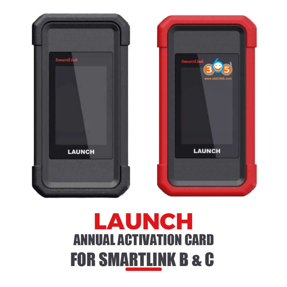 Launch X431 Annual Activation Card for Smartlink B & C - 1 Year Validity | OBD2 Scanner Software Update | Professional Automotive Diagnostic Tool for Mechanics & DIY Car Repair
