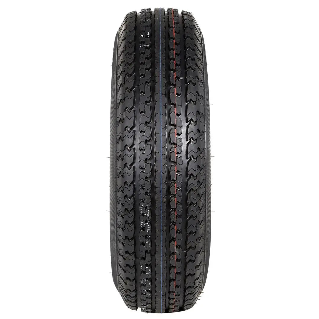 ST225/75R15 Radial Trailer Tire with Rim - 10 Ply Load Range E (1 Pack) - Heavy Duty for Boat Trailers, Utility Trailers & Campers