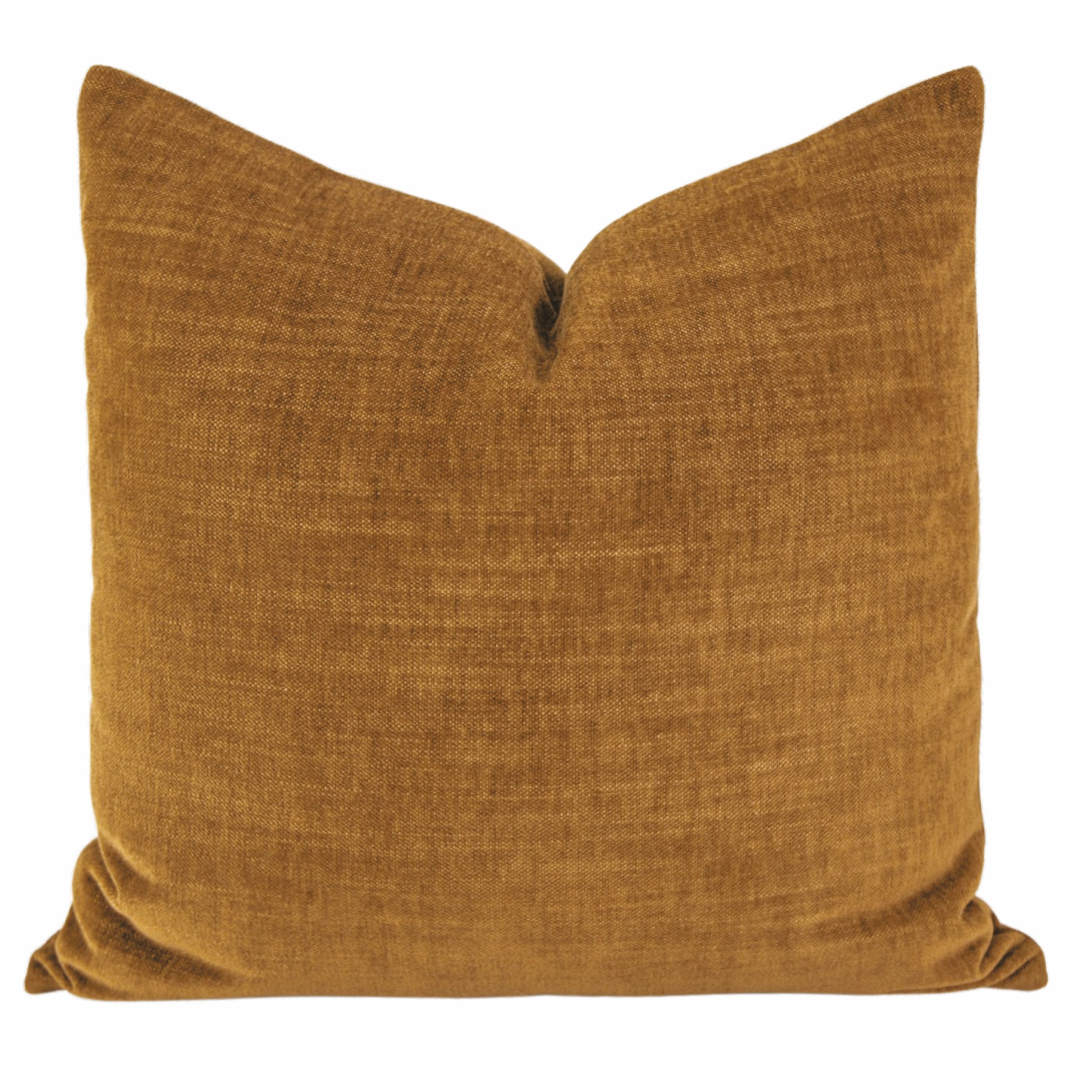 Luxury Chestnut Velvet Pillow Cover - Soft & Elegant Decorative Cushion Case for Sofa, Bed, Living Room - Home Decor & Cozy Comfort