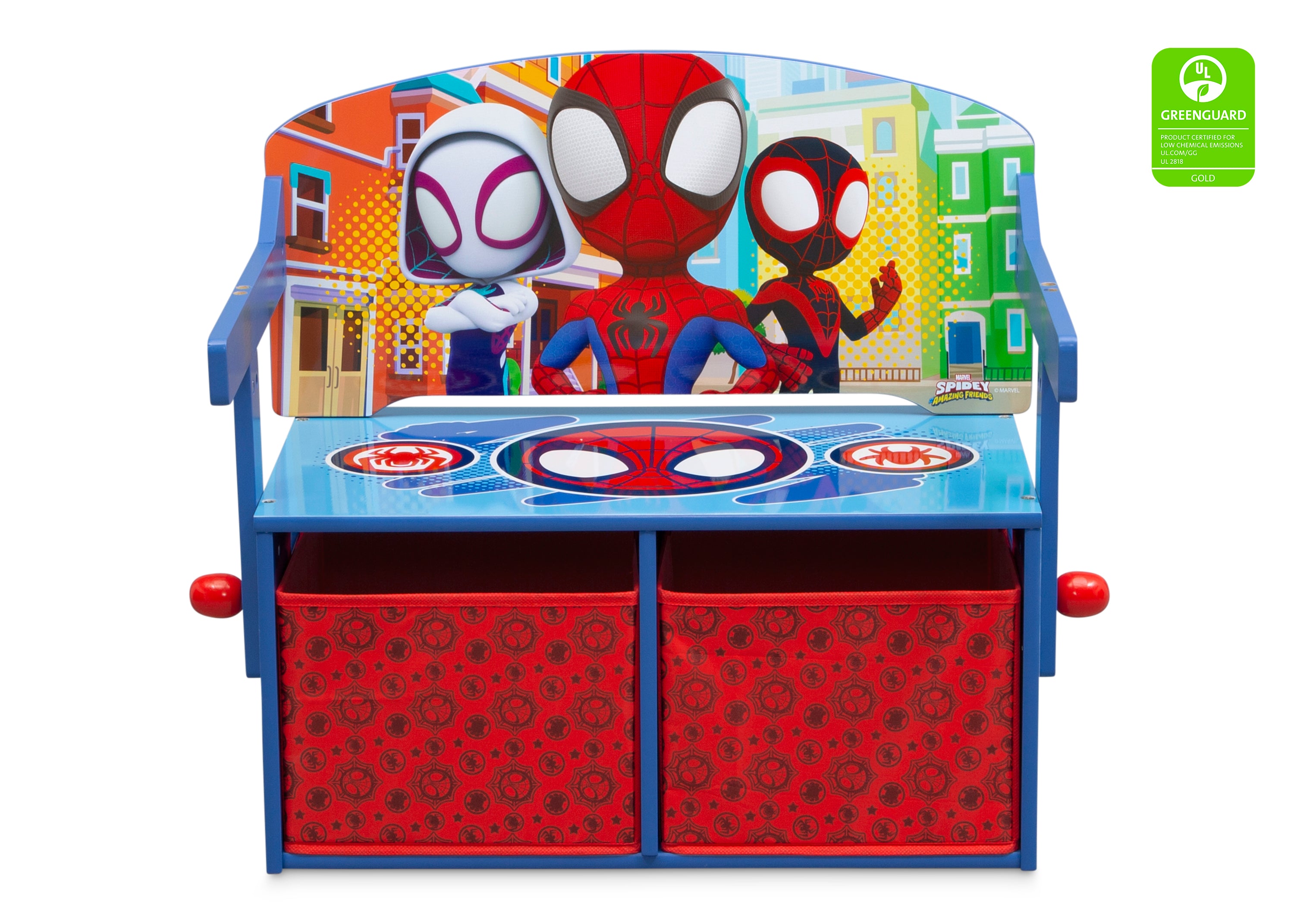 Spidey and His Amazing Friends Kids Activity Bench - Fun Learning Toy for Toddlers & Preschoolers - Perfect for Playtime, Birthday Gifts & Early Childhood Development