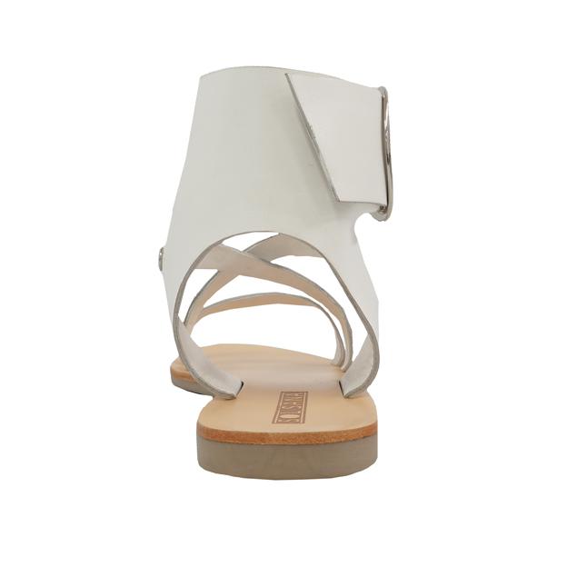 Isabel Women's White Sandals - Comfortable Summer Casual Shoes for Beach, Walking & Outdoor Activities