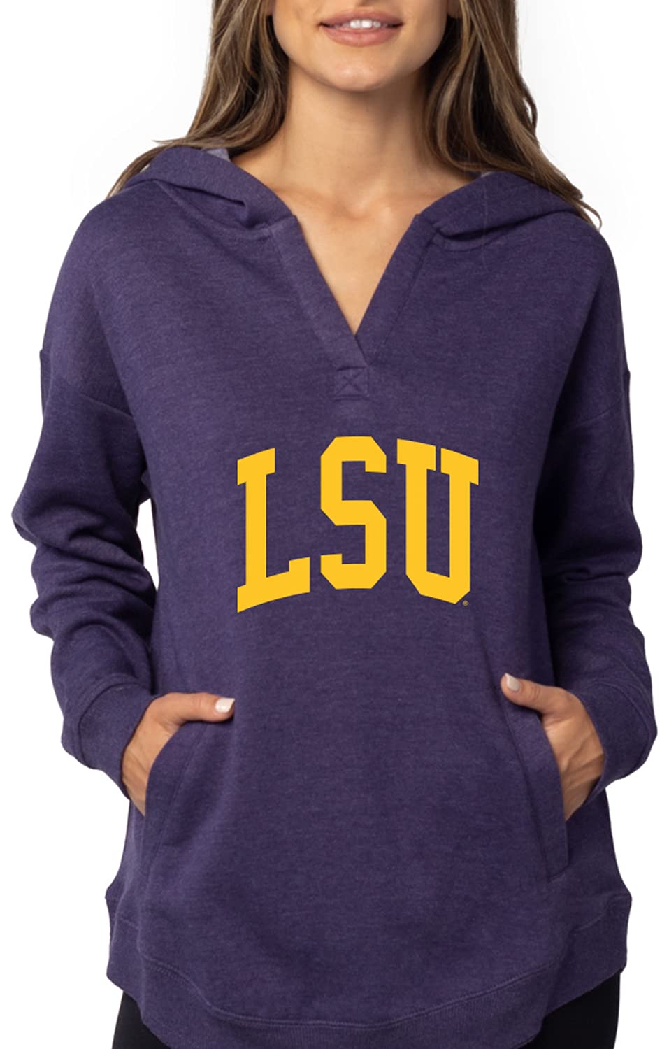 Chicka-D Women's Cozy Fleece Hoodie for Work from Home & Lounge - Soft Comfortable Pullover Sweatshirt for Remote Work, Relaxing & Casual Wear