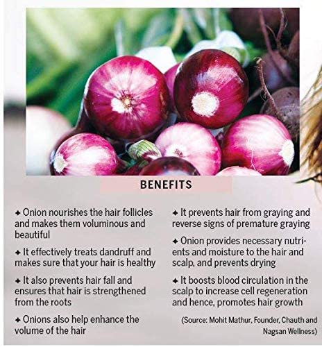 Khadi Rishikesh Herbal Onion Hair Growth Oil - 210ml | Controls Hair Fall, Promotes Silky Long Strong Hair, Reduces Dandruff | Made with Hibiscus, Curry Leaves & Olive Oil | Best Hair Loss Treatment Oil | Daily Use for Hair Growth | Free Rumal Included | Perfect for Men & Women with Thinning Hair or Scalp Issues