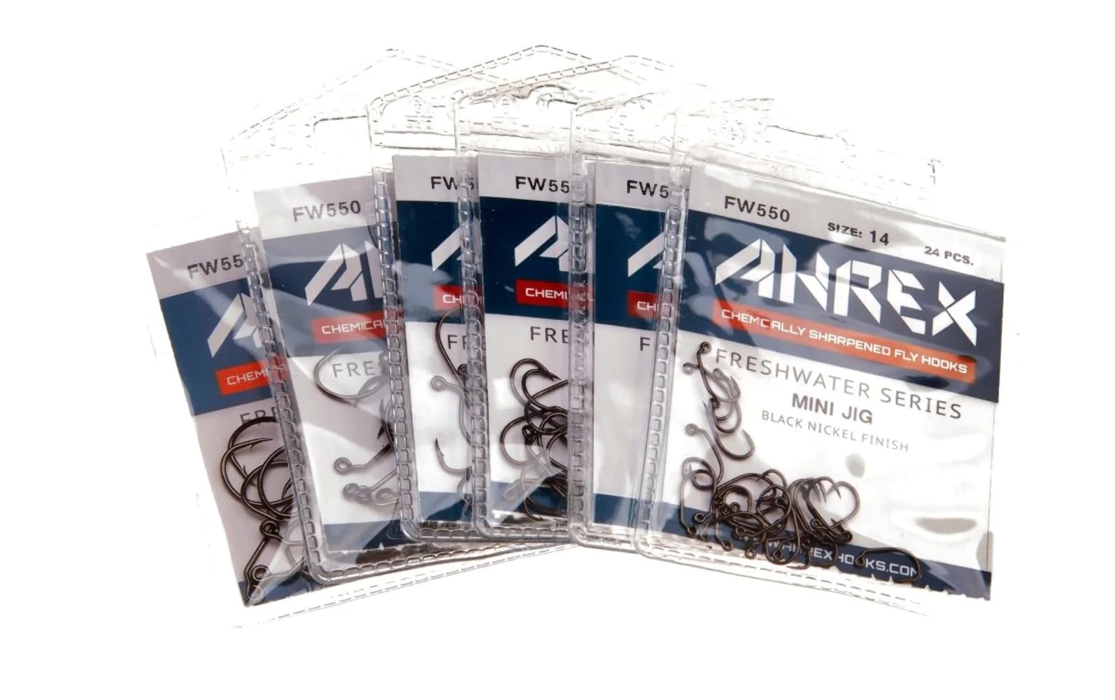 Fw550 Mini Jig Barbed Hook Size #8 - Ultra Sharp Fishing Hooks for Bass, Trout, and Panfish - Perfect for Freshwater and Saltwater Fishing