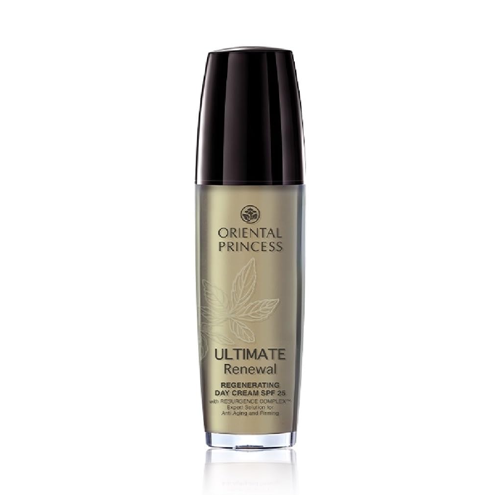 OrientalPrincess Ultimate Renewal Regenerating Day Cream SPF 25 - 50ml Anti-Aging Moisturizer with Sun Protection for Dry & Mature Skin | Daily Hydration & Skin Repair