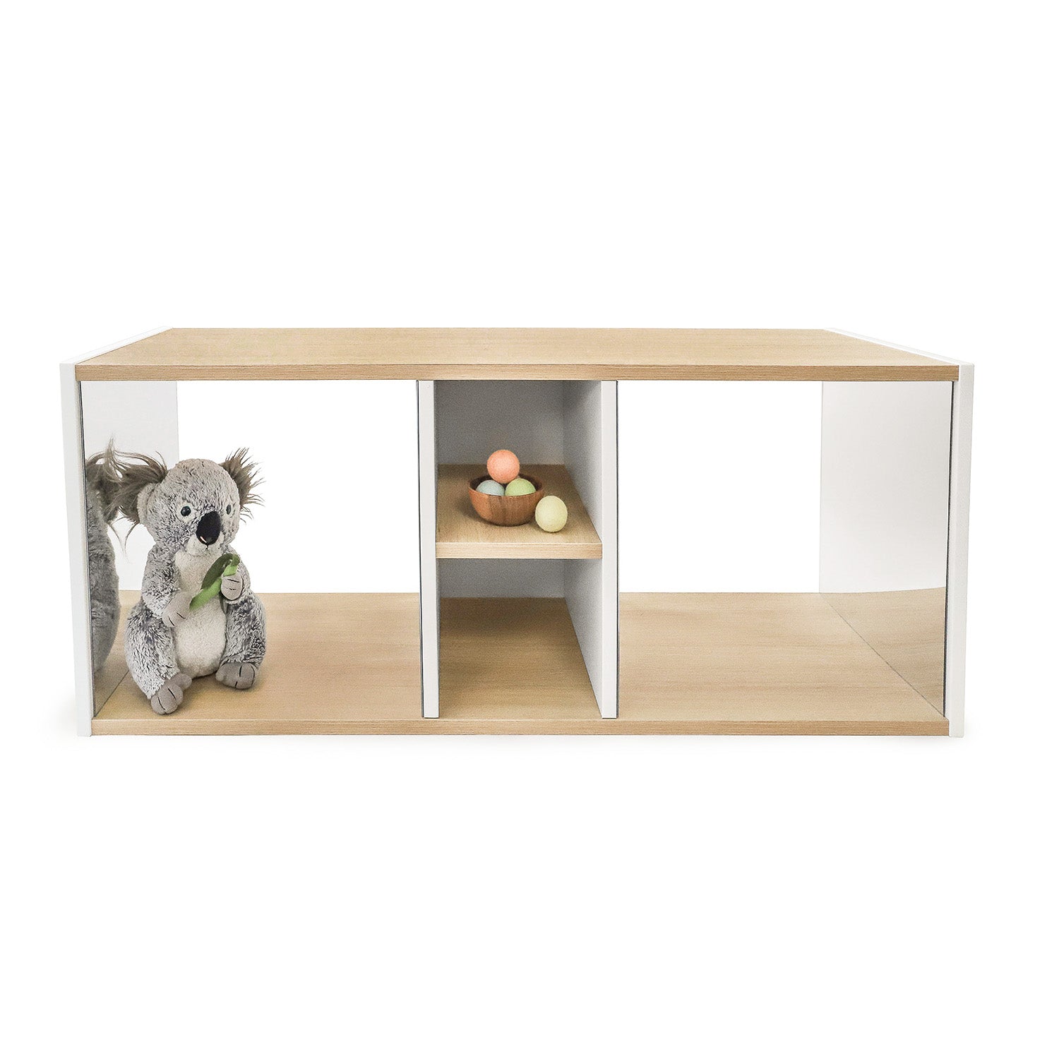 Elevated™ Discovery Crawl Thru Mirror Cabinet WB1947 - Kids Playroom Storage & Interactive Learning Toy for Toddlers