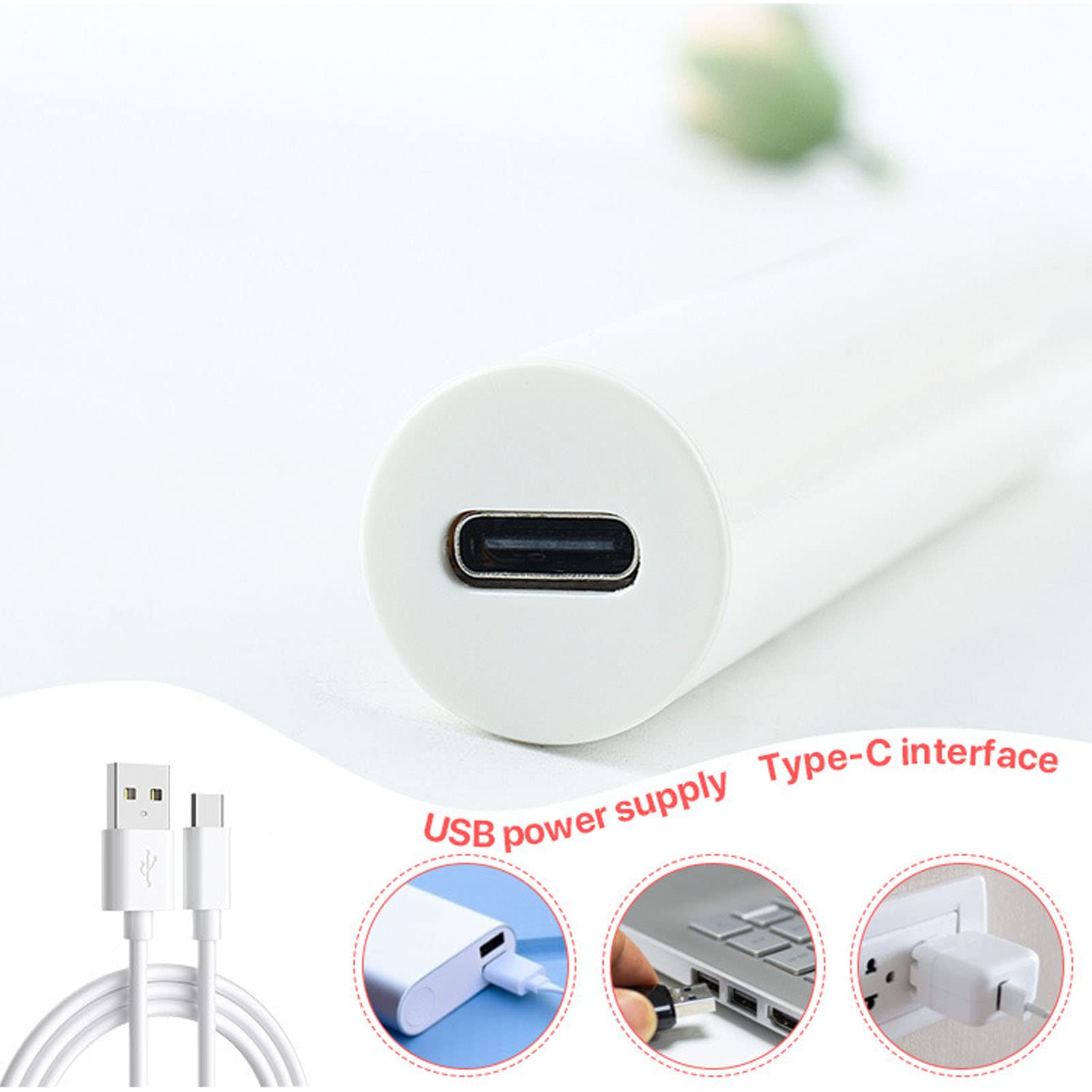 Brrnoo LED Nail Lamp Pen - Portable Mini UV Gel Nail Dryer for Manicure, Single Finger Curing Light, Handheld Nail Polish Dryer for Home & Salon Use - Perfect for Gel Polish, Acrylic Nails and DIY Nail Art