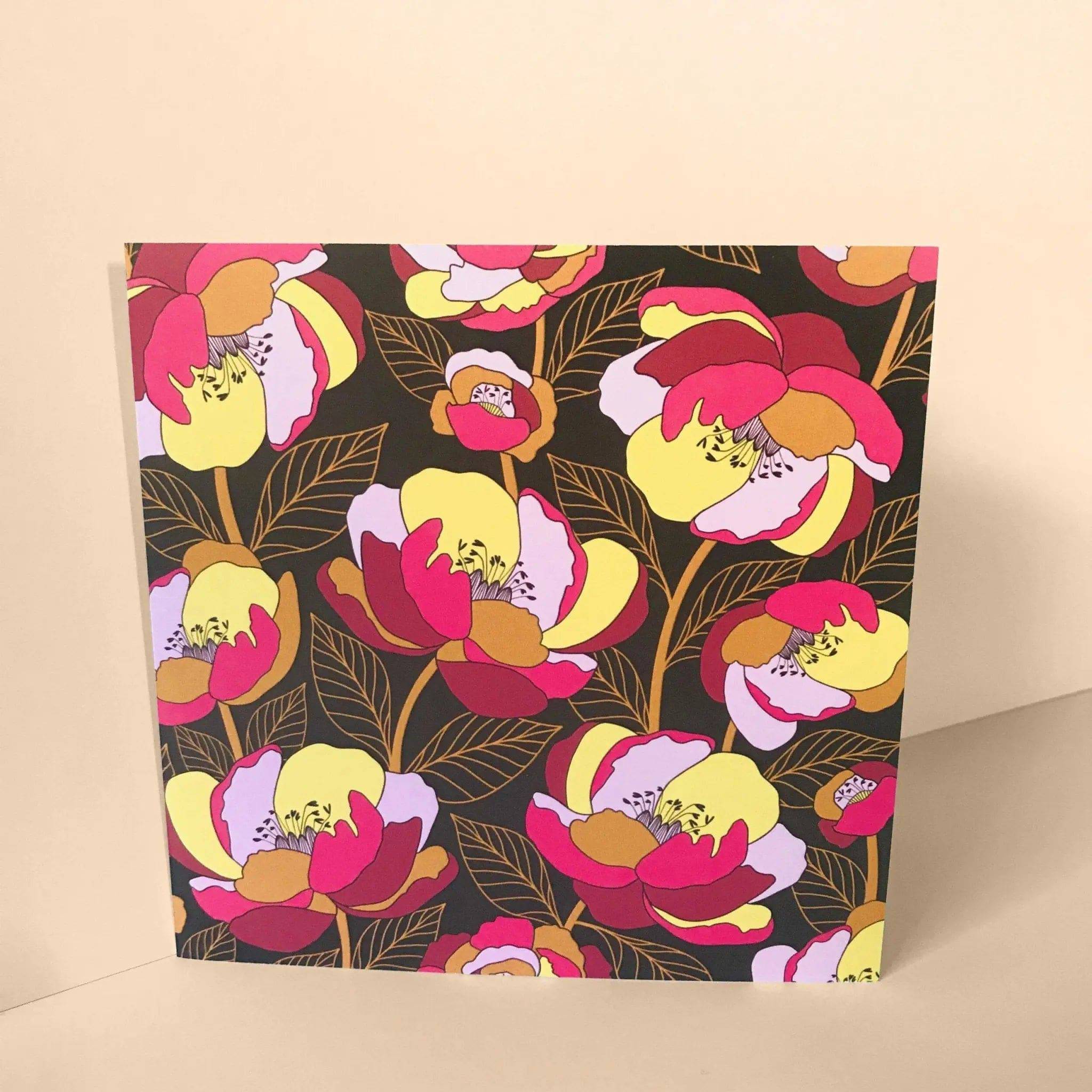 Modern Greeting Cards - Elegant Floral Bloom Card Set for Birthdays, Anniversaries & Special Occasions | Perfect for Handwritten Notes & Gift Giving