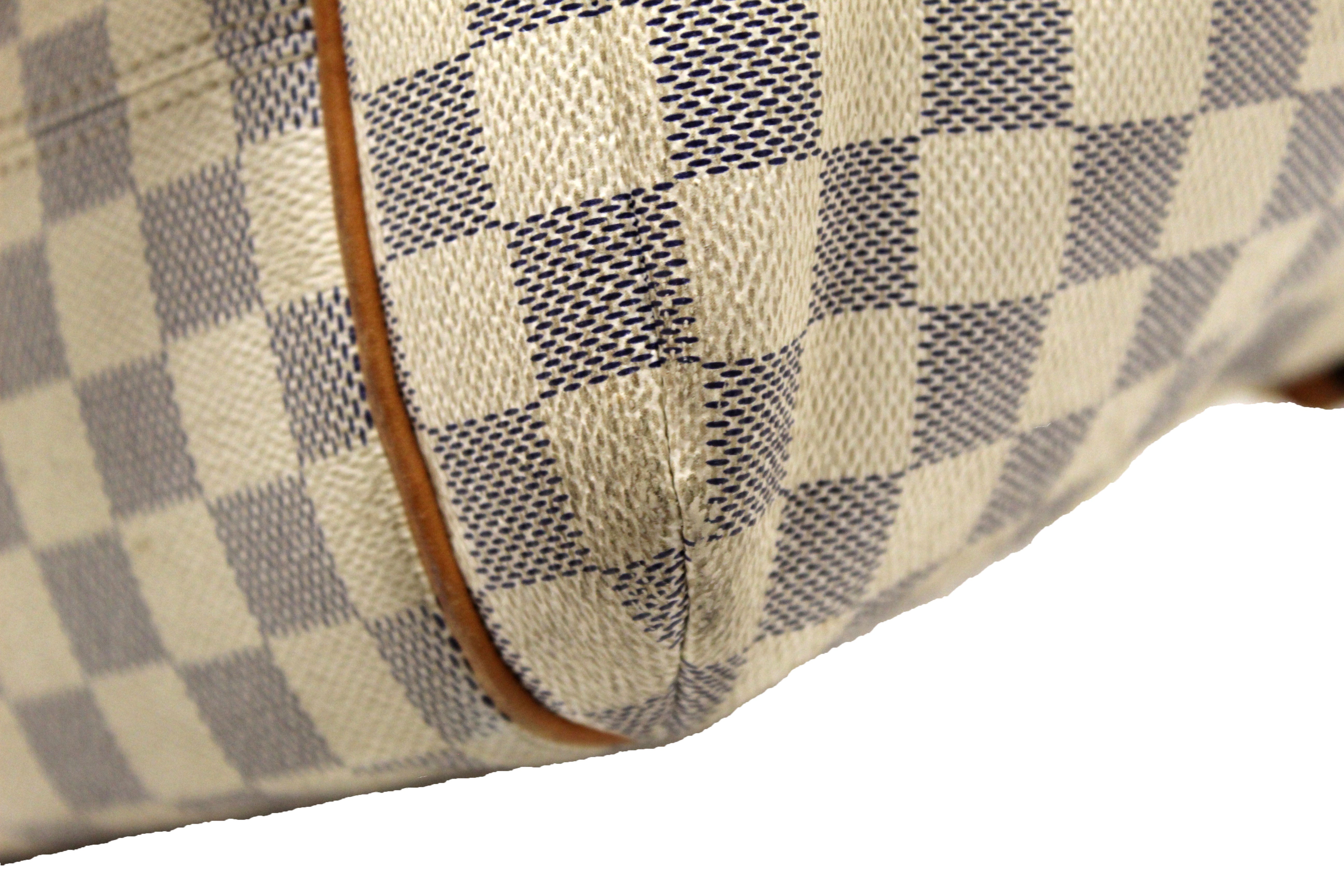 Authentic Louis Vuitton Damier Azur Totally PM Tote Shoulder Bag for Women - Luxury Designer Handbag for Work, Travel & Everyday Use