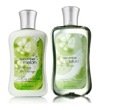 Bath & Body Works Signature Collection Cucumber Melon Gift Set - Shower Gel & Body Lotion (2-Piece Set) | Refreshing & Hydrating for Daily Skincare Routine, Perfect Gift for Women & Self-Care Lovers