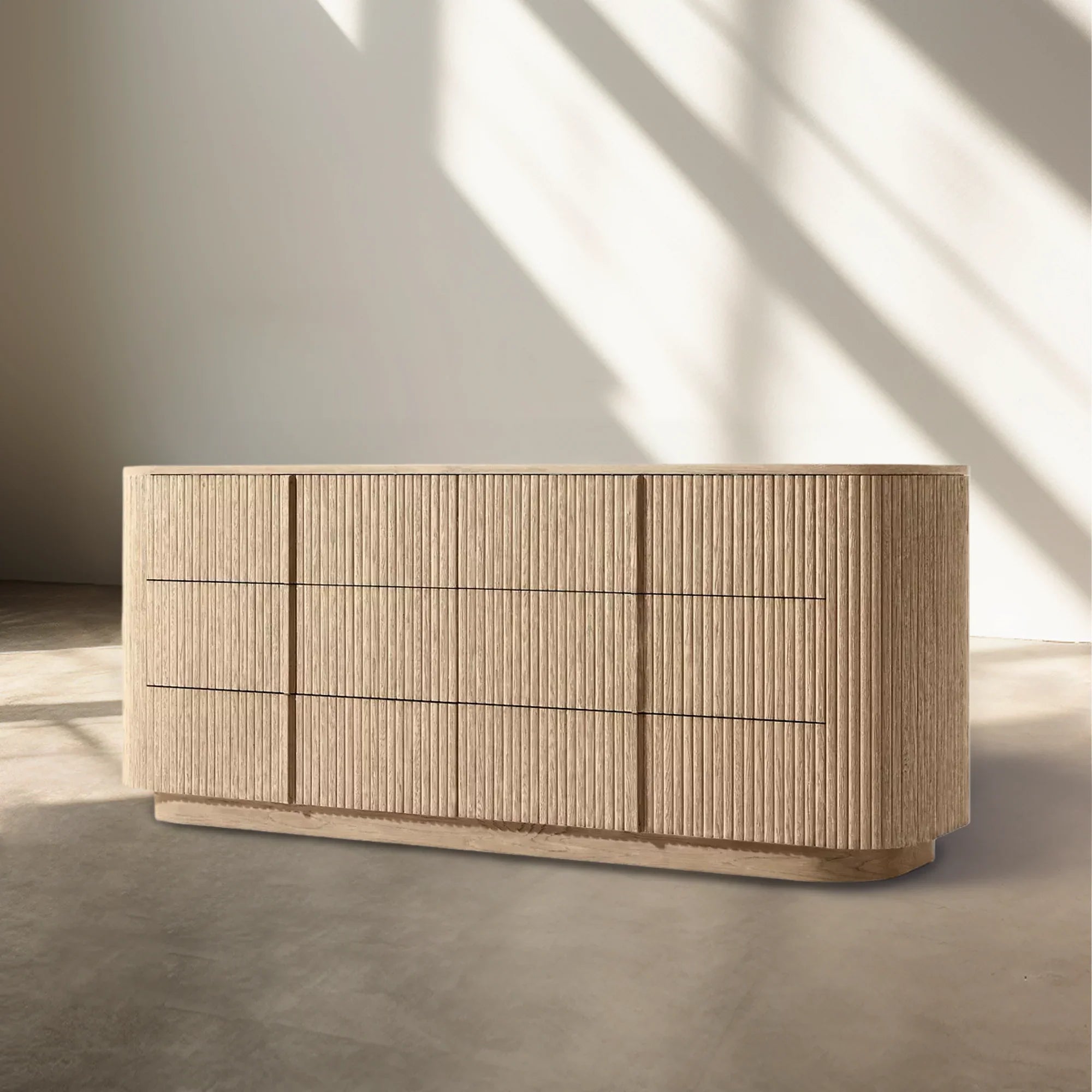 Mulholland 6-Drawer Wooden Dresser for Bedroom - Stylish Storage Organizer for Clothes, Bedding & Accessories | Perfect for Master Bedroom, Guest Room & Dorm