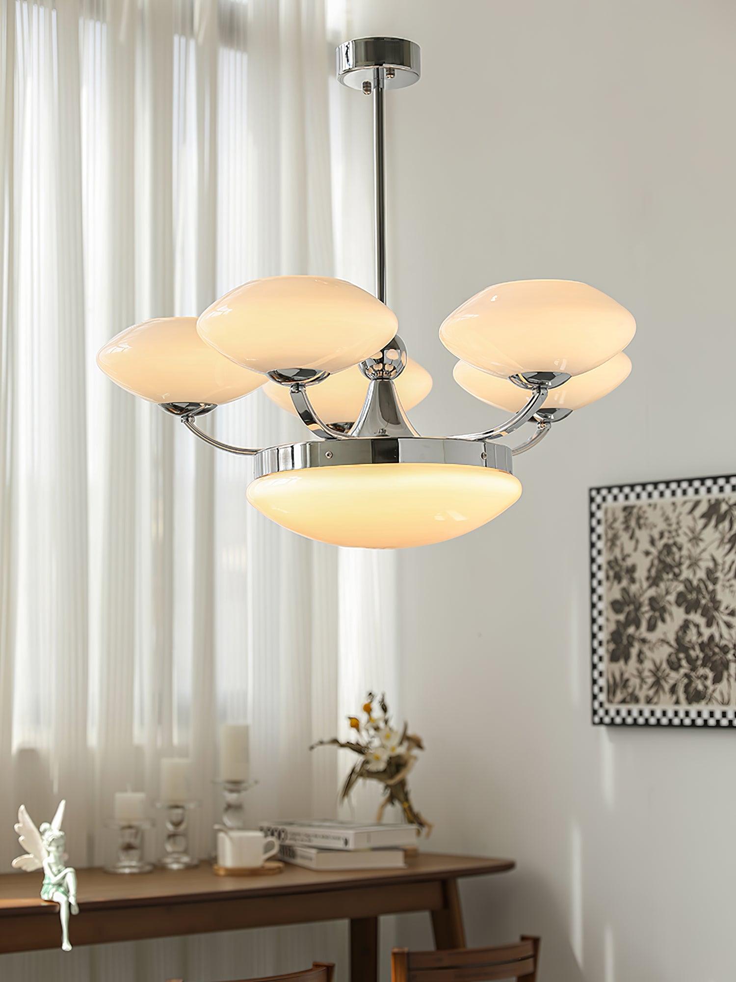 Keston Crystal Chandelier - Elegant Modern Ceiling Light Fixture for Dining Room, Living Room & Bedroom | Perfect for Home Decor & Wedding Venues