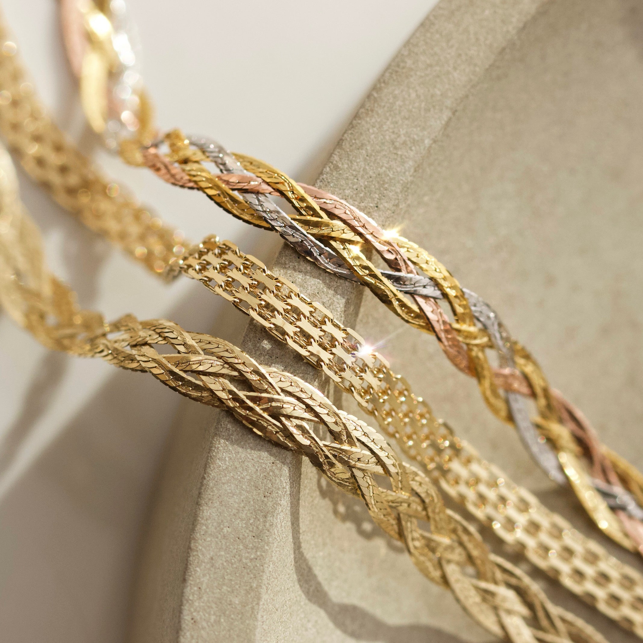 Braided Bismark Chain Bracelet for Women - Elegant Gold & Silver Jewelry for Everyday Wear, Gifts & Special Occasions