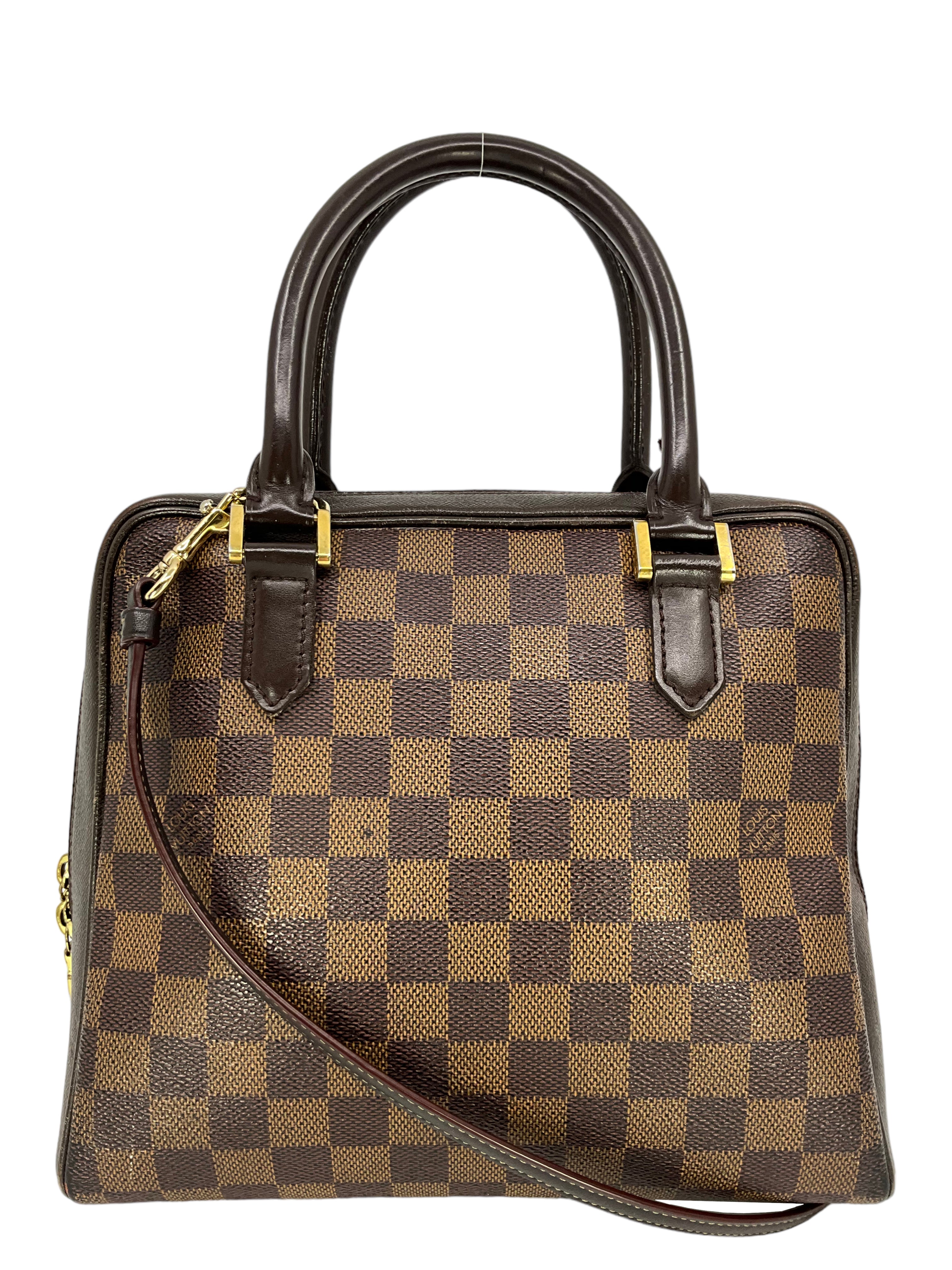Louis Vuitton Damier Ebene Brera Crossbody Bag - Luxury Designer Handbag for Women | Perfect for Work, Travel & Evening Events
