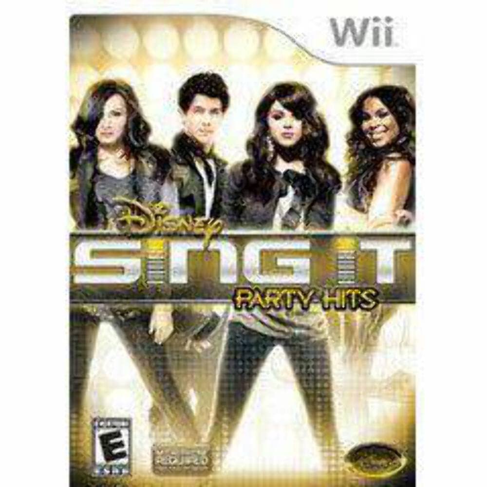 Disney Sing It: Party Hits - Nintendo Wii Game for Kids & Family - Fun Karaoke Music Party Game for Gatherings & Birthday Celebrations