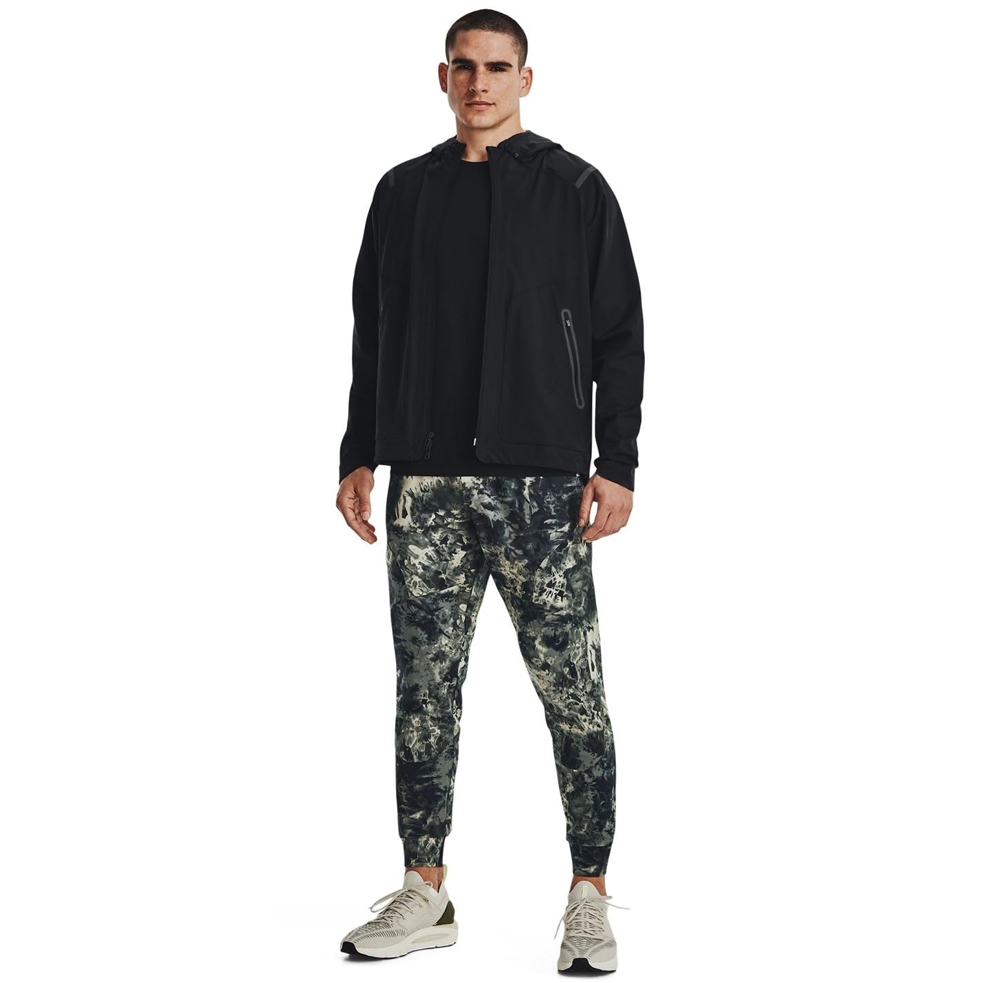 Under Armour Men's UA Unstoppable Jogger Pants - Gray/Black - Medium - Moisture-Wicking & Breathable for Running, Gym & Casual Wear