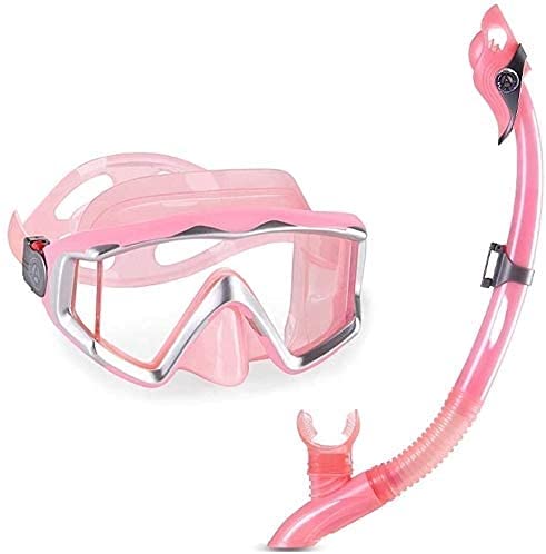 XUERUIGANG Full Face Snorkel Mask Set - Anti-Fog 180° Panoramic View, Dry Snorkel & Swimming Goggles for Adults - Perfect for Scuba Diving, Snorkeling, Beach Vacation & Underwater Exploration