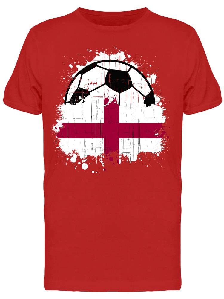 Smartprints England Soccer Team T-Shirt for Men - Comfortable & Stylish Football Jersey for Fans, Training, and Casual Wear