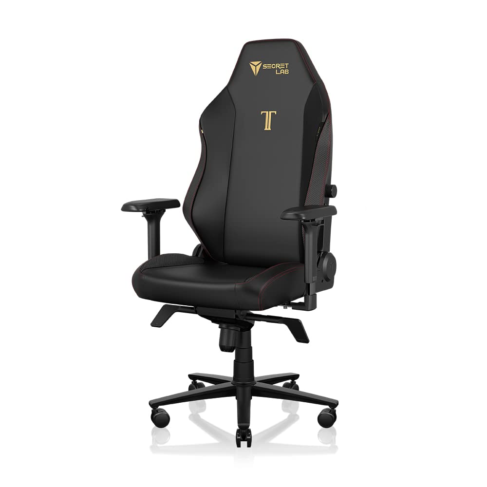 Secretlab Titan Evo Stealth Gaming Chair - Ergonomic Reclining Computer Chair with 4D Adjustable Armrests, Magnetic Memory Foam Head Pillow & 4-Way Lumbar Support - Black PU Leather - Perfect for Gaming, Office Work & Home Use