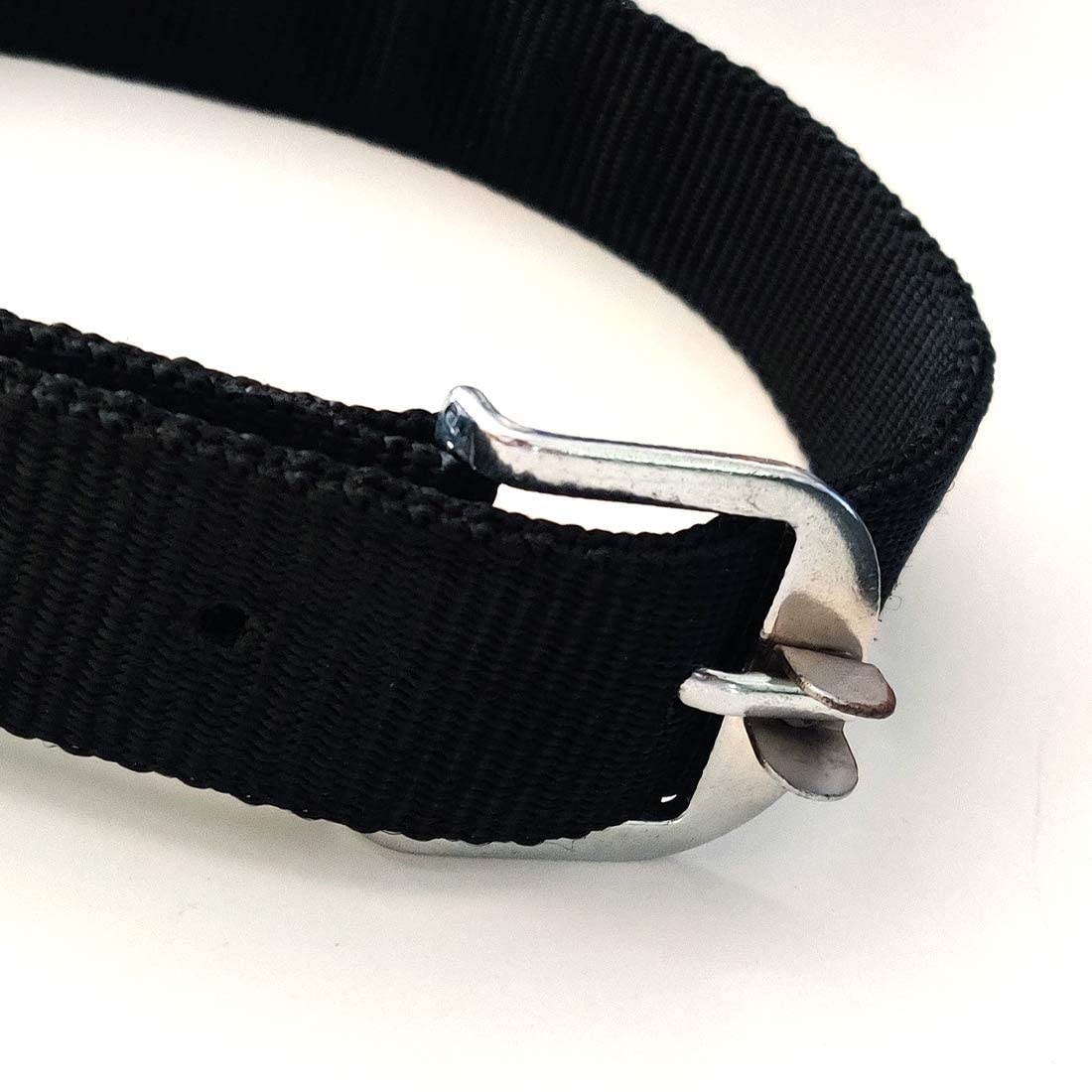 **JAPIN 1.25 Inch Comfortable Dog Collar Belts for Everyday Use - Adjustable & Durable Pet Neck Collar (Pack of 2, Black) - Perfect for Walking, Training & Outdoor Adventures**