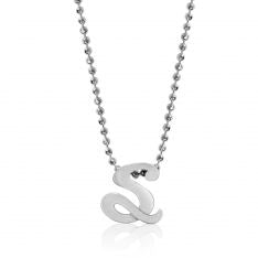 Alex Woo Little Autograph Pendant - Sterling Silver Necklace for Women, Elegant Personalized Jewelry Gift for Her - Perfect for Birthdays, Anniversaries & Special Occasions
