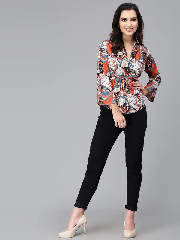 Selvia Women's Printed Casual Shirt - Stylish Floral Blouse for Everyday Wear | Perfect for Office, Outings & Spring Fashion