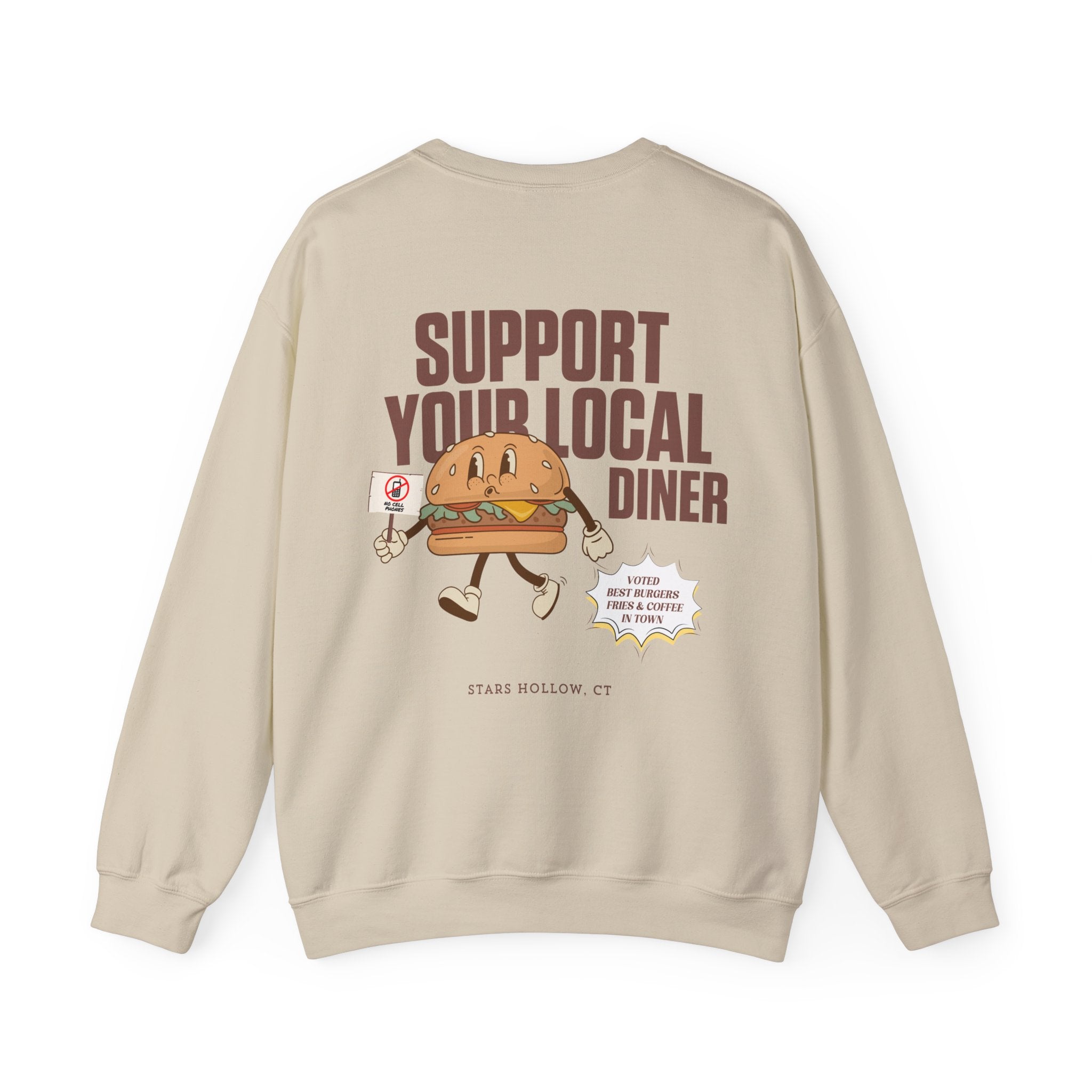 Support Local Diner Crew - High-Quality Restaurant Staff Apparel & Merchandise for American Small Businesses | Perfect for Waitstaff, Chefs & Hospitality Professionals
