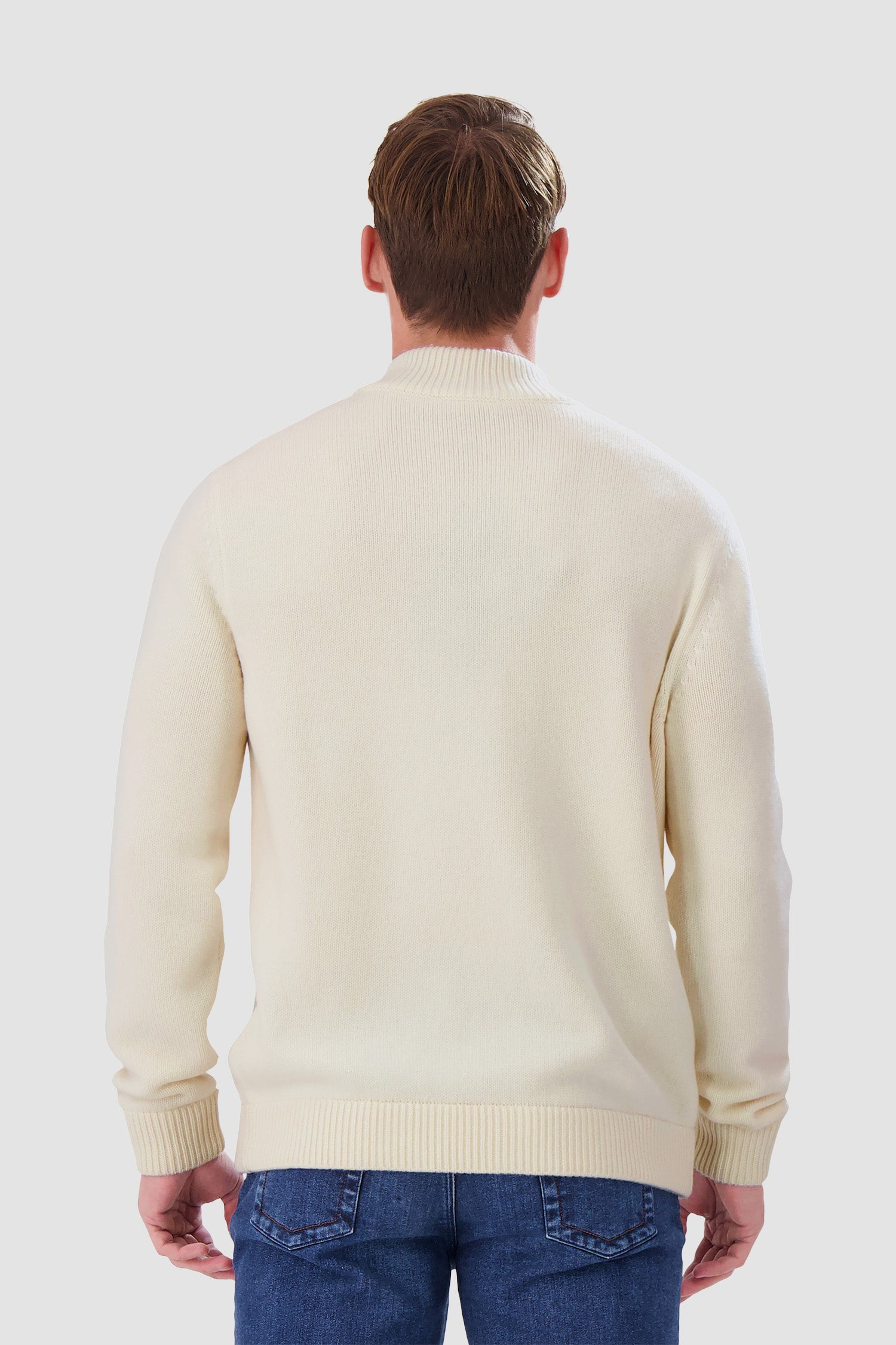 Zilli White Full Zip Sweater for Women - Soft Fleece Jacket with Pockets, Warm Winter Pullover for Outdoor Activities, Hiking and Casual Wear