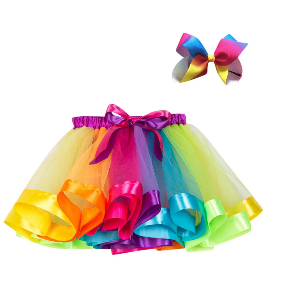 Baby Girl's Halloween Outfit - Ribbed Romper with Ruffle Long Sleeves & Tutu Skirt Set, Floral Headband Included | Perfect for Halloween Costume, Photoshoots & Special Occasions