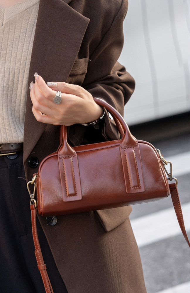 Mini Convertible Top Handle Crossbody Bag for Women - Stylish & Versatile Everyday Purse for Work, Travel & Shopping
