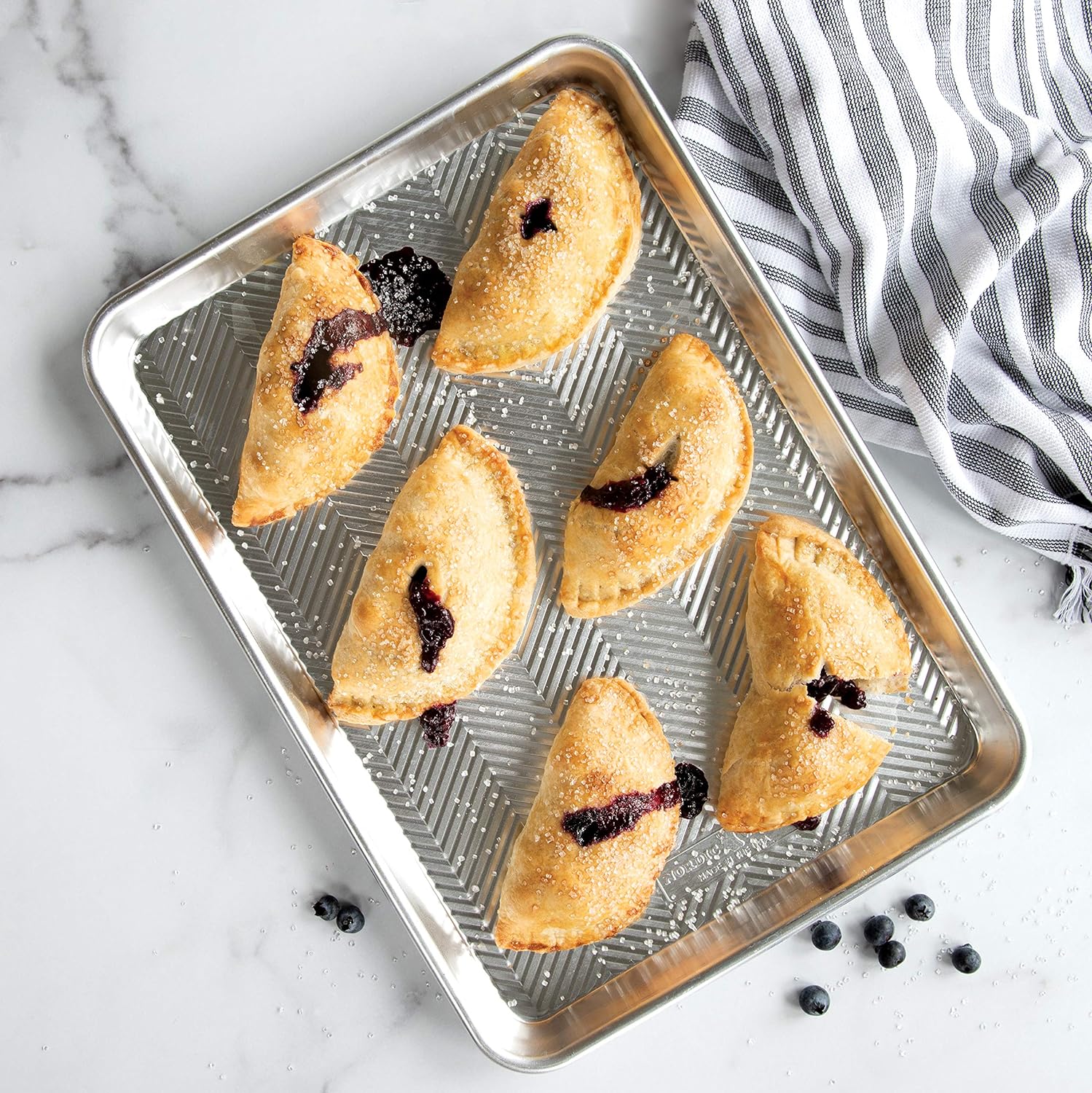 Nordic Ware Pocket Pie Press - Stainless Steel Hand Pie Maker for Homemade Empanadas, Turnovers & Mini Pies | Perfect for Baking, Picnics & Holiday Treats