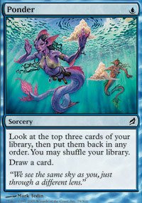Magic The Gathering Ponder Lorwyn Card - MTG Collectible Trading Card Game - Perfect for Deck Building & Strategy Games