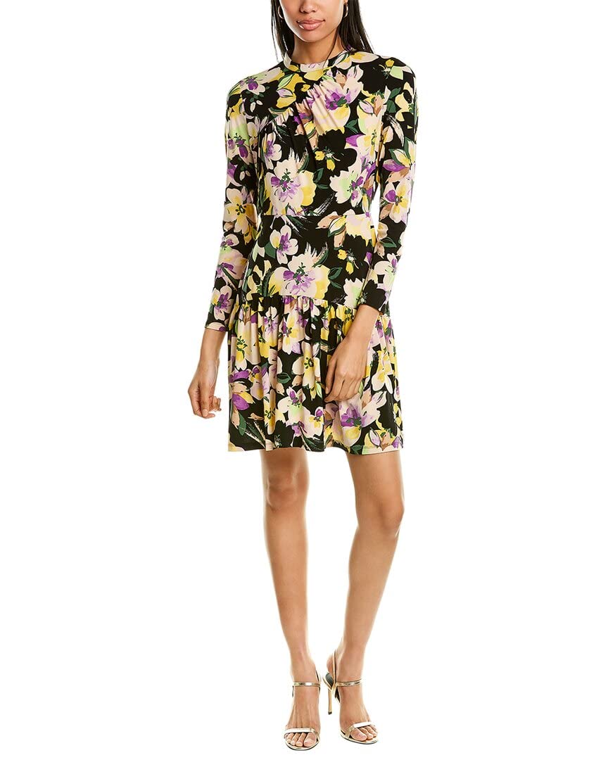 Donna Morgan Women's Asymmetrical Shirred Dress - Elegant Cocktail & Party Wear for Special Occasions