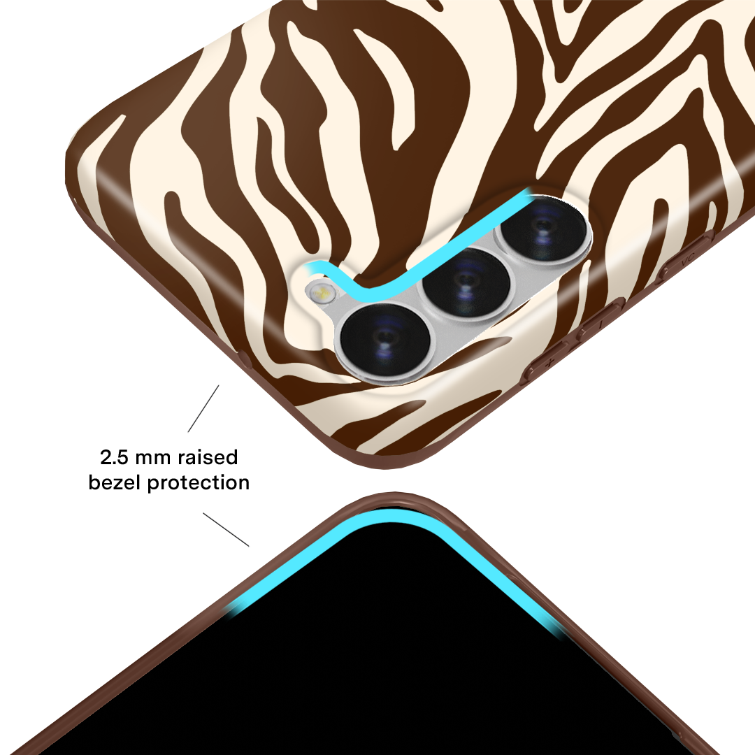 Samsung Galaxy Phone Case with Coco Zebra Design - Stylish & Protective Cover for Everyday Use, Travel, and Work