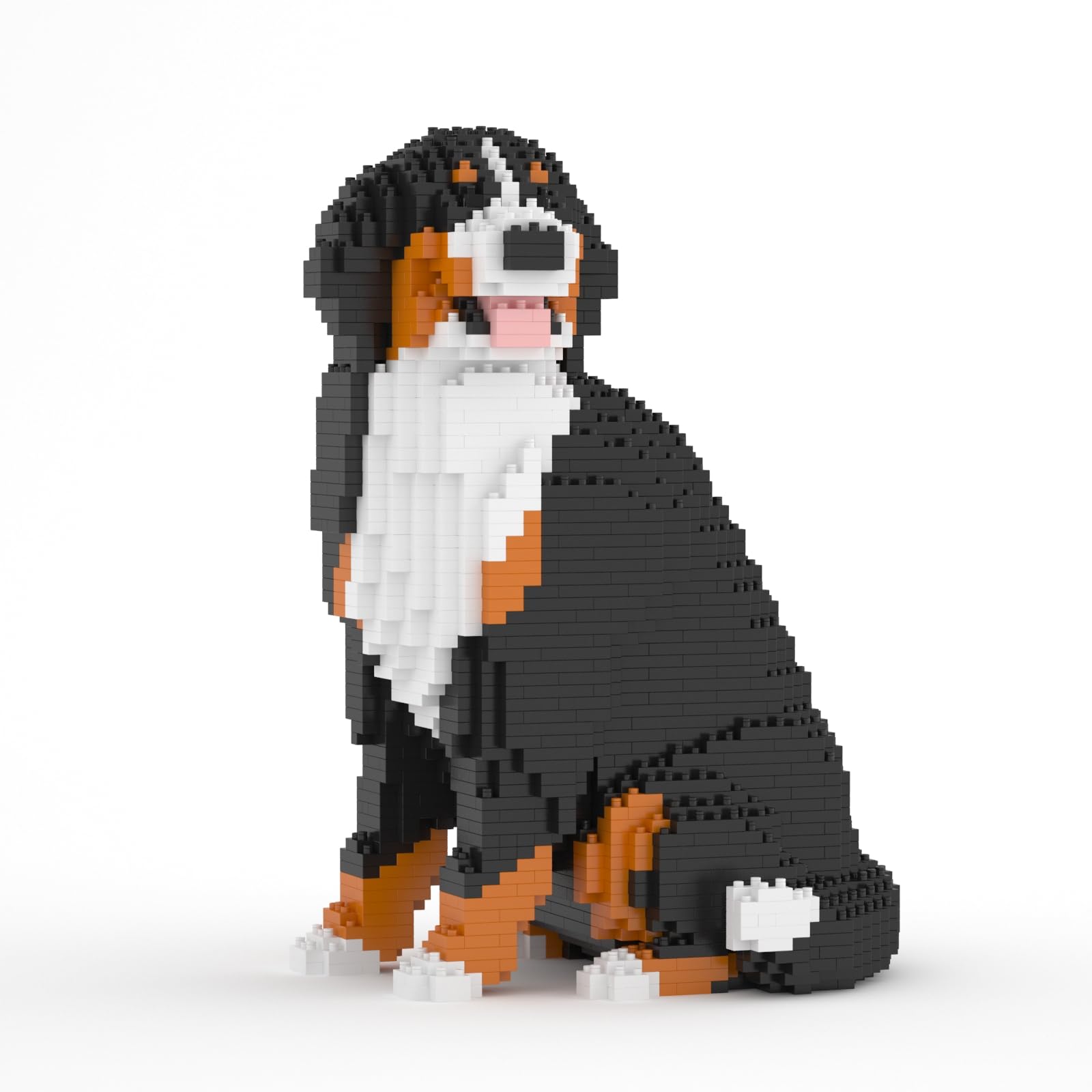 JEKCA Bernese Mountain Dog 05SB Building Blocks Set - 1000+ Plastic Pieces, Creative DIY Model Kit for Adults & Teens Age 14+ - Perfect for Home Decoration, Gift Giving & Stress Relief