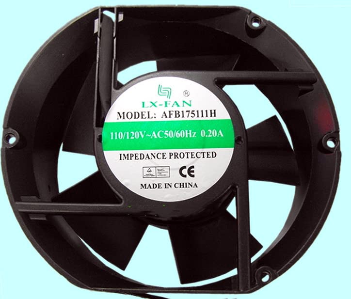 AFB175111H 110V AC Cooling Fan 0.20A 172x150x51mm for Welding Machines - Industrial Equipment Cooling & Ventilation Solution