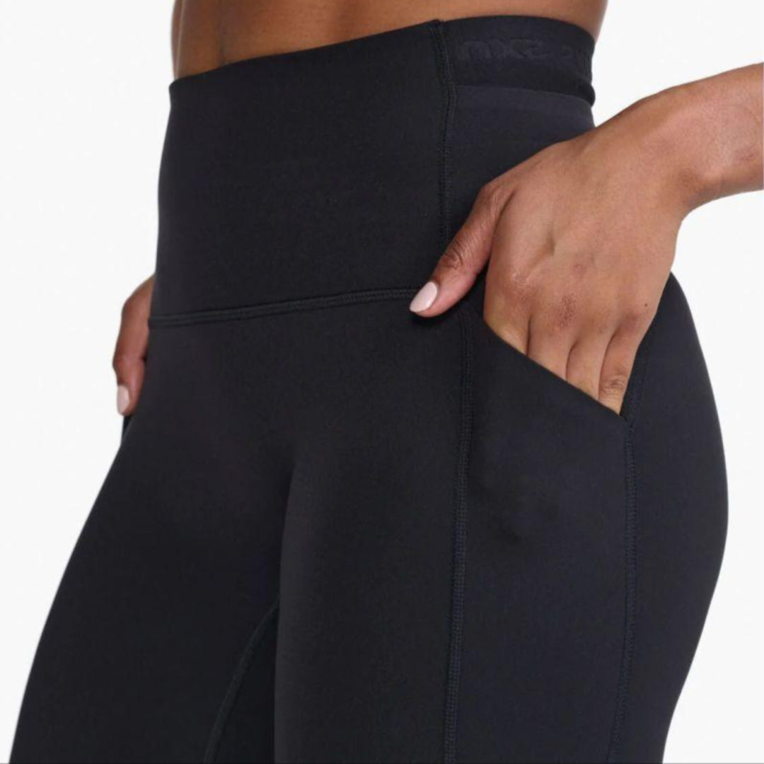 2XU Women's High Waist Compression Tights - Performance Running & Workout Leggings for Yoga, Gym & Training