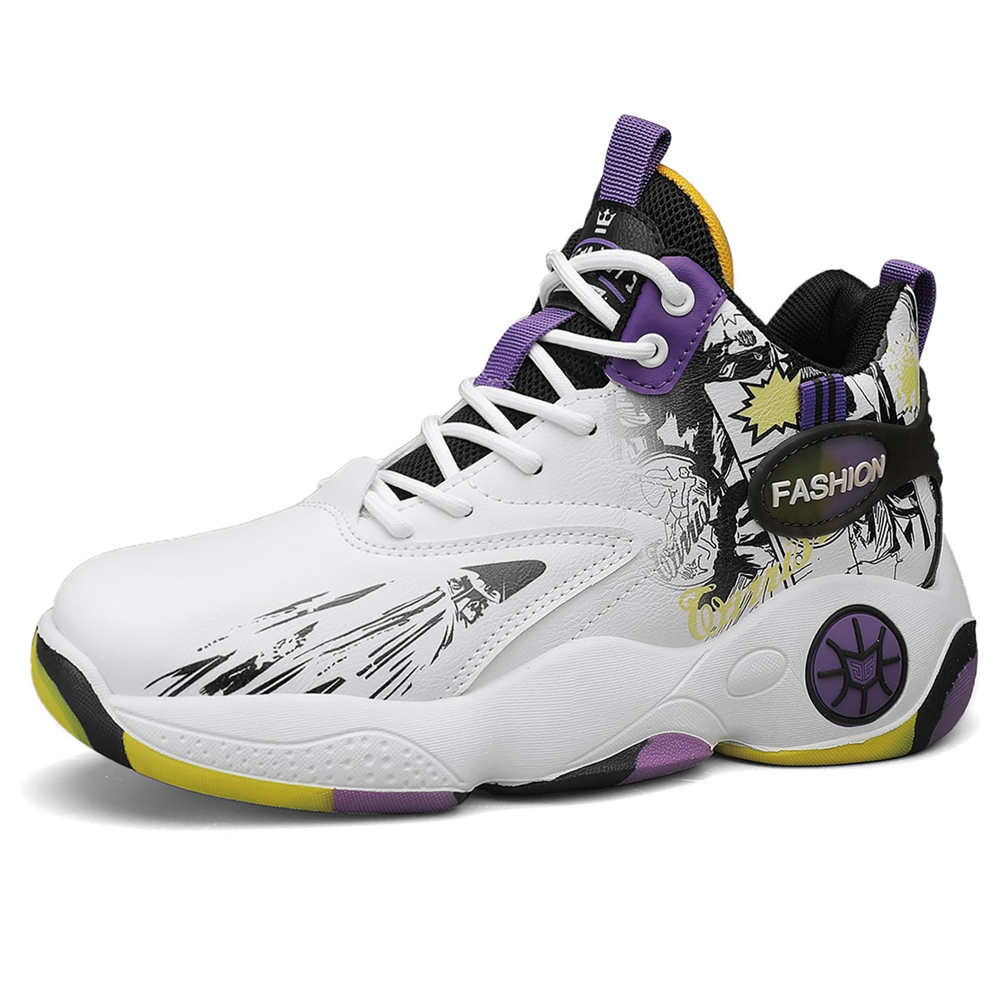 **CJSPORX Unisex Basketball Shoes for Men & Women - Breathable, Non-Slip Outdoor Sneakers for Running, Training & Street Fashion**
