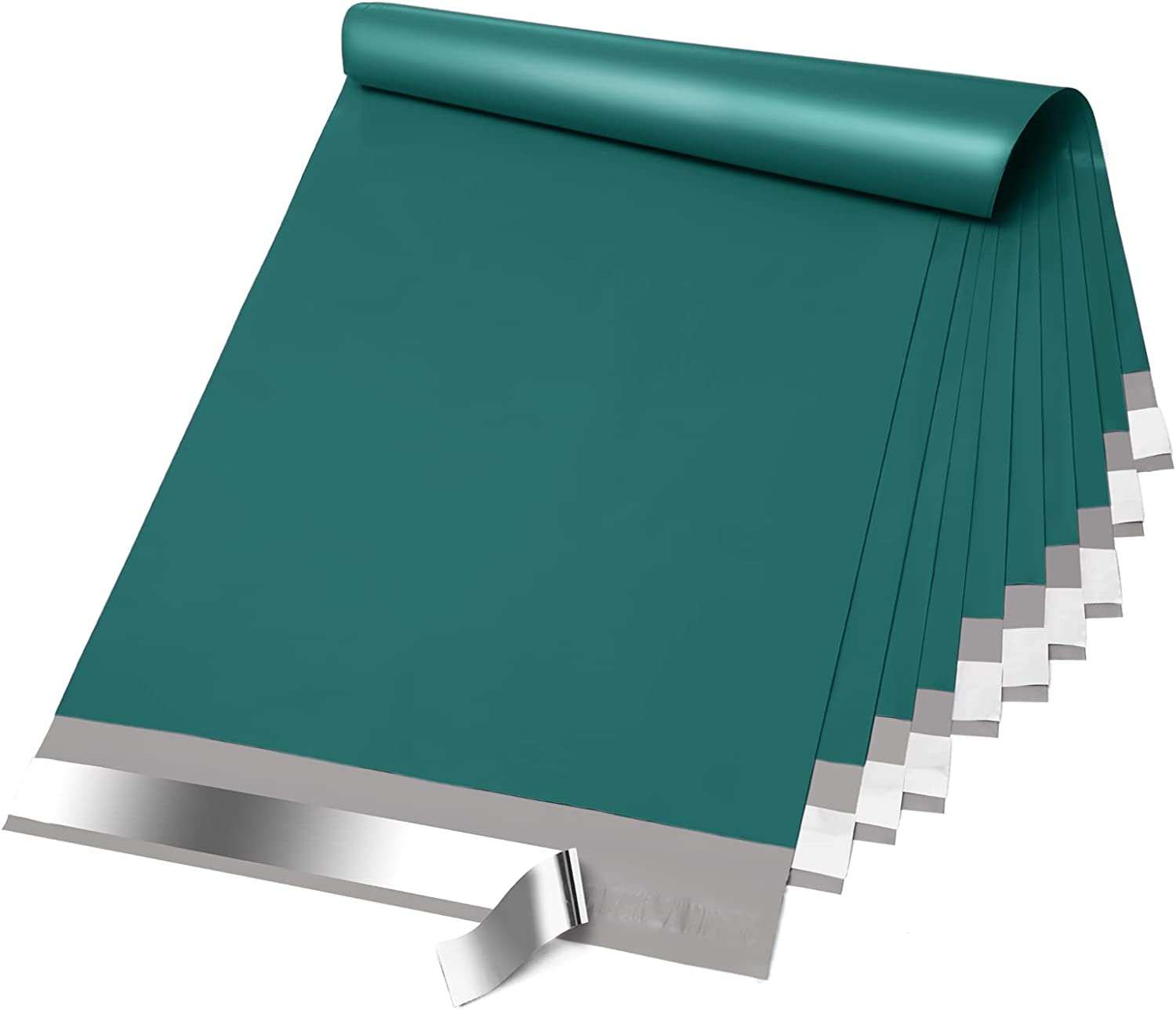 10x13 Inch Eco-Friendly Poly Mailer Envelopes - Waterproof Shipping Bags for Ecommerce | Forest Green | Perfect for Clothing, Jewelry & Small Business Shipments